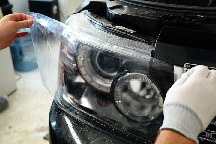 Пленка для фар прозрачная бронь дымчатая - Изображение #1, Объявление #1674870