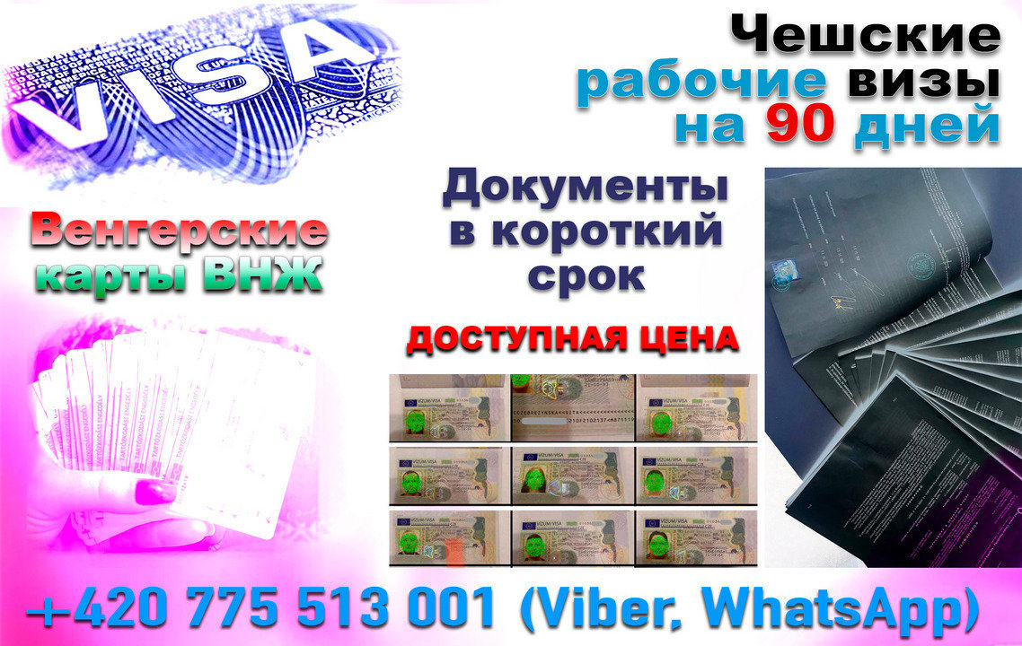 Подготовим пакеты дoкументов для чешских или венгерских ви3. - Изображение #1, Объявление #1699377