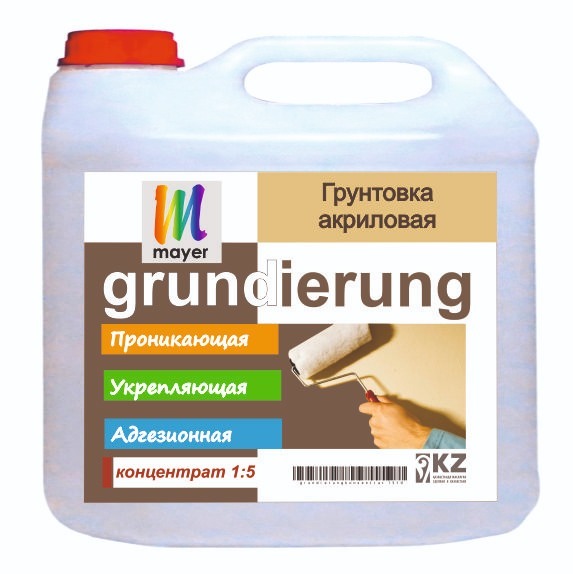 Грунтовка акриловая концентрат 1:5 Mayer Grundierung - Изображение #1, Объявление #1701868