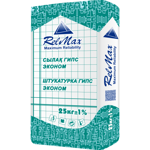 Штукатурка RelMаx Гипс Эконом 25 кг - Изображение #1, Объявление #1701822
