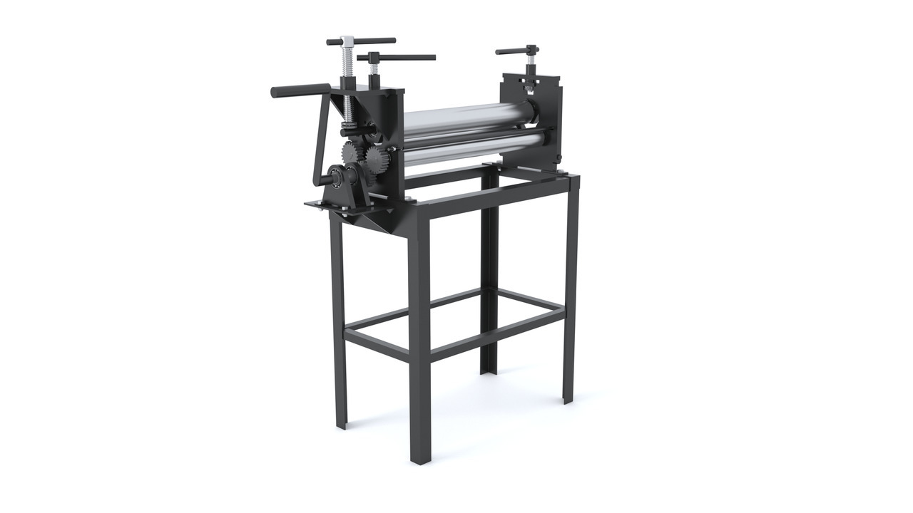 Вальцовочный станок трехвалковый ручной RM-550х2мм - Изображение #1, Объявление #1723396