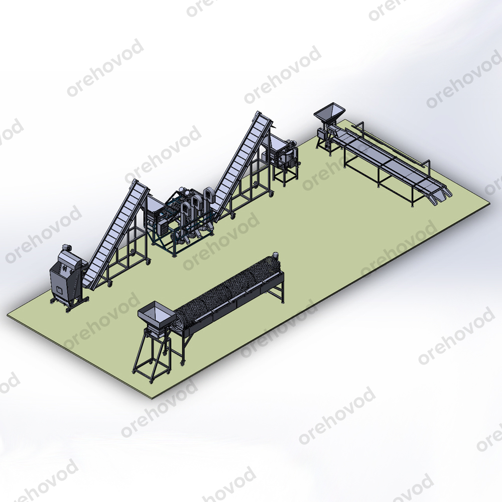 Полный комплекс по переработке грецкого ореха (200 кг/ч) - Изображение #1, Объявление #1726220
