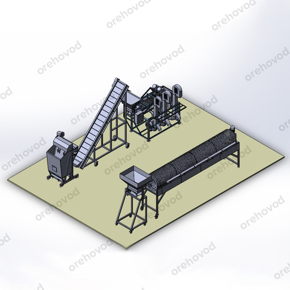 Промышленная линия по переработке грецкого ореха (200 кг/ч - Изображение #1, Объявление #1726219