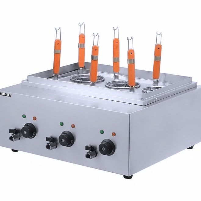 Макароноварка AIRHOT PC-6	590х550х280мм, 220В, 6кВт, 6 корзин, 3 ванны по 8л, ра - Изображение #1, Объявление #1743646