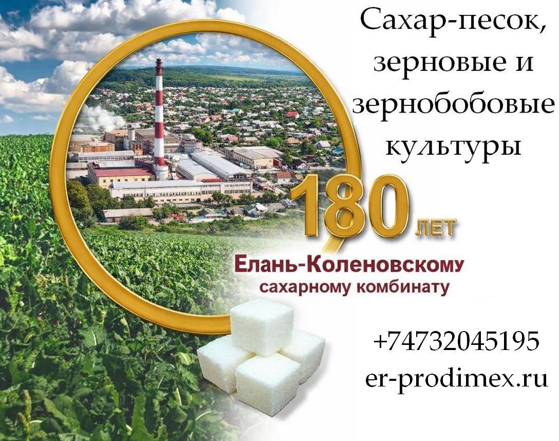 Сахар-песок, зерновые и зернобобовые культуры от Елань-Коленовский СЗ - Изображение #1, Объявление #1753817