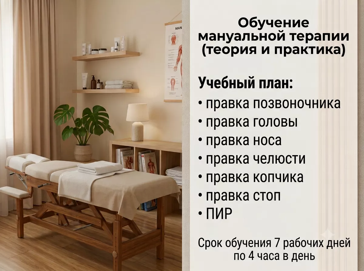 Курс "Мануальная терапия" с практикой. Мужчина-преподаватель - Изображение #1, Объявление #1749371