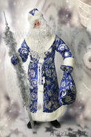 Костюм Деда Мороза-красный,синий,в серебре. Продажа костюмов. - Изображение #3, Объявление #675928