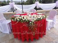 Оформление свадьбы,юбилея,конференции,коропратива живыми цветами, ткан - Изображение #5, Объявление #315425