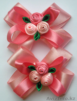 Изготовление эксклюзивных заколок, ободков, брошей и т.д. в технике Канзаши!  - Изображение #5, Объявление #751195