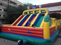 продается Батут уличный с 4 горками 7 x 7 . - Изображение #1, Объявление #924125
