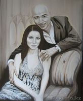 Художник Алматы портреты по фото  - Изображение #1, Объявление #1004303