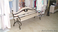 красивые кованные лавочки скамейки ручной работы - Изображение #2, Объявление #1048986