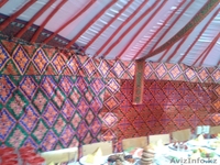 Аренда, прокат, продажа элитная казахская 8, 10 канатная юрты в Алматы и область - Изображение #3, Объявление #1064985