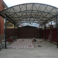 Строительство навесов, заборов, ангаров, коттеджей; изготовление ворот - Изображение #1, Объявление #1070679