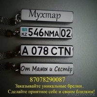 Брелки с гос. номером авто КЗ - Изображение #1, Объявление #1126396