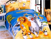 Постельное белье на 1, 5-ку с рисунком 3D по 9000 тенге.  - Изображение #1, Объявление #1165089
