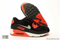 Nike Air Max 90 Black/Grey/Coral - Изображение #3, Объявление #1243412