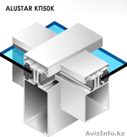 АЛЮМИНИЕВЫЙ ПРОФИЛЬ ДЛЯ СВЕТОПРОЗРАЧНЫХ ФАСАДНЫХ КОНСТРУКЦИЙ - Изображение #1, Объявление #925668