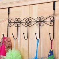 Вешалка металлическая для двери тонкая 46233 - Изображение #1, Объявление #1291413