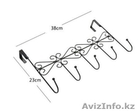 Вешалка металлическая для двери тонкая 46233 - Изображение #2, Объявление #1291413