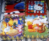 Безопасный комфортный детский коврик-пазл двухсторонний 46145 - Изображение #2, Объявление #1291276