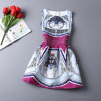 Платье женское жаккард голубой кот 1112023 - Изображение #1, Объявление #1304353