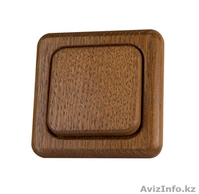 Акция! Деревянные немецкие выключатели по 2 000тг! + рамка в подарок! - Изображение #5, Объявление #1182763