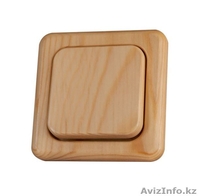 Акция! Деревянные немецкие выключатели по 2 000тг! + рамка в подарок! - Изображение #6, Объявление #1182763