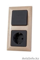 Розетки и выключатели серии MILANO черный бархат немецкой фирмы KOPP - Изображение #1, Объявление #1296954