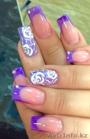 Маникюр, педикюр, гель покрытие, наращивание ногтей, эпиляция воском, на дому - Изображение #1, Объявление #1319163