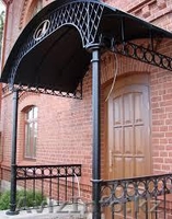 Изготовление металлических сварных козырьков и навесов Алматы.  - Изображение #1, Объявление #1356343