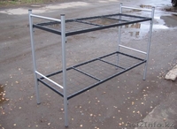 Кровати трёхъярусные для времянок, кровати металлические двухъярусные оптом - Изображение #3, Объявление #1436416