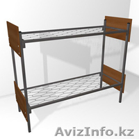 Кровати трёхъярусные для времянок, кровати металлические двухъярусные оптом - Изображение #4, Объявление #1436416