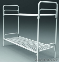 Кровати трёхъярусные для времянок, кровати металлические двухъярусные оптом - Изображение #5, Объявление #1436416