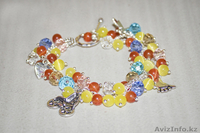 Браслет из натуральных камней и стеклыннх бусин - Изображение #1, Объявление #1446288