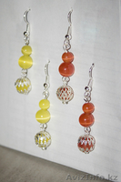 Серьги из натуральных камней 2 пары - Изображение #1, Объявление #1447381