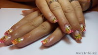 Наращивание ногтей (АКРИЛ, ГЕЛЬ), маникюр, педикюр - на выезд. - Изображение #3, Объявление #1479085