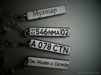 Брелок с Гос номеров Авто - Изображение #5, Объявление #1509760