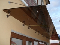 Стеклянные козырьки и навесы - Изображение #1, Объявление #1543596