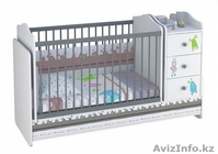 Кроватка-трансформер Polini Basic Монстрики - Изображение #1, Объявление #1585761