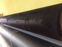 Алькантара на поролоне черная, самоклеющаяся алькантара на поролоне, замша - Изображение #1, Объявление #1661878