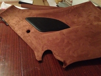 Алькантара коричневого цвета, alcantara, автомобильная, с клеям, на поролоне и б - Изображение #3, Объявление #1661881