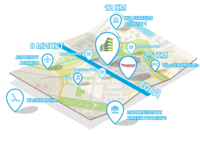 Продается 1 комнатная квартира 43 м.кв., кухня 15 м.кв. с выходом на балкон - Изображение #4, Объявление #1698650