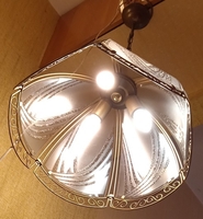 Люстра - подвесной абажур б/у в хорошем состоянии. - Изображение #2, Объявление #1726691