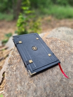 Гримуар из кожи на заказ, кожаная книга желаний, блокнот ручной работы - Изображение #2, Объявление #1738218