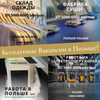 Бесплатные Ваканcии в Польше! - Изображение #1, Объявление #1739496