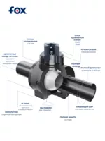 Шаровый полиэтиленовый кран PE100RC D315 - Изображение #2, Объявление #1747607