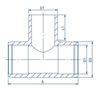 Тройник электросварной SDR11 D160/110  - Изображение #2, Объявление #1747610