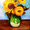 Ван Гог. Свободная копия. *Три подсолнуха в вазе*. - Изображение #1, Объявление #1095970
