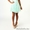 Ментоловое Кружевное платье с рукавом размер M, XL #1142576